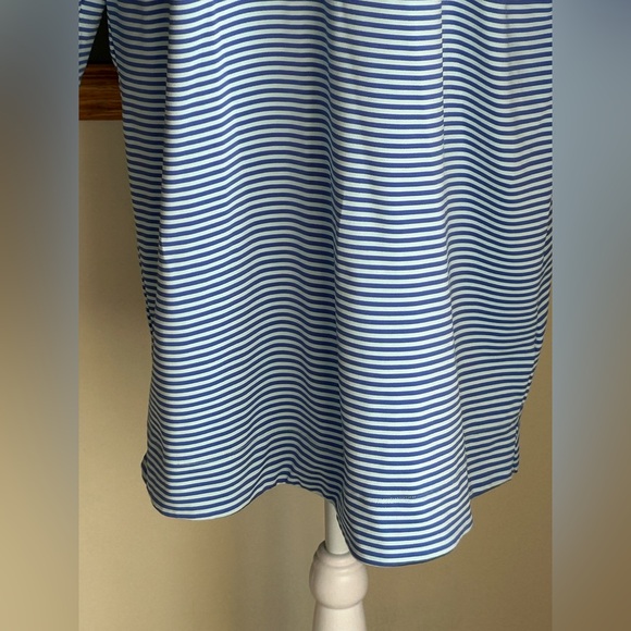 Vineyard Vines Margo Striped Shirt Dress Stretch Size Large Blue - Picture 3 of 6